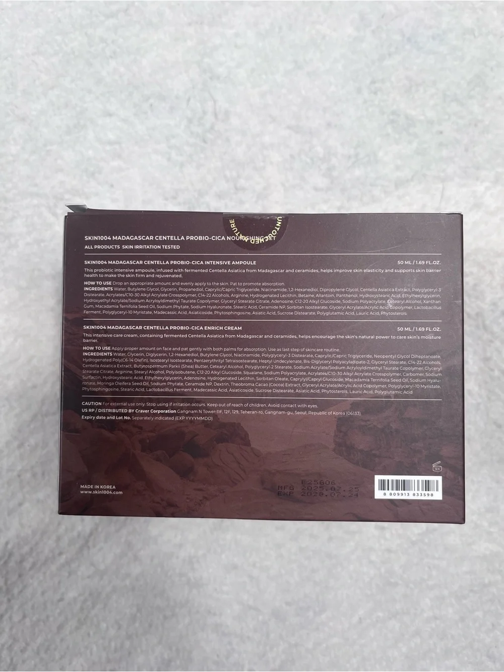 Skin1004 Probio-Cica Nourishing Set — Brown Moisturizer Duo